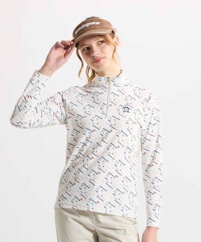 マンシングウェア Munsingwear Sunscreen NIR プリントハ