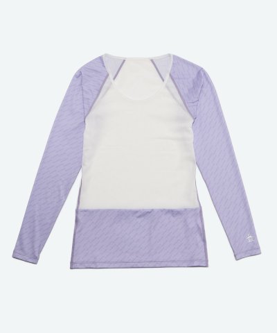 マンシングウェア Munsingwear ロゴ総柄プリントUネックアンダーウェア