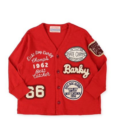 デニムダンガリー DENIM DUNGAREE Patch Cardigan