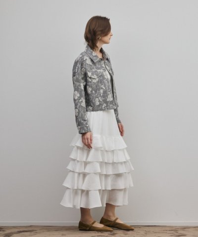 ボタニカルジャガードジャケット