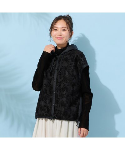 ピサーノ PISANO 【手洗いOK・撥水・透湿】ジャカード/タフタ・フーディー