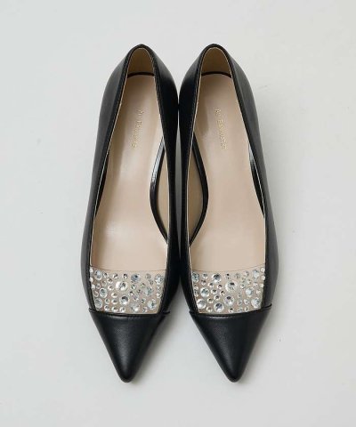 ラインストーンパンプス【予約】