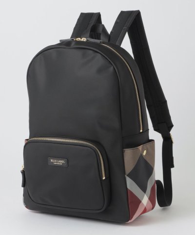 パーシャルクレストブリッジチェックナイロンバックパック