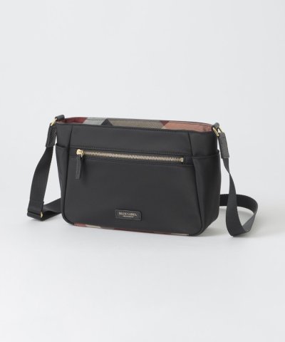 パーシャルクレストブリッジチェックナイロンミニショルダー
