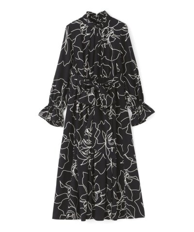 【EPOCA STORIA】アブストラクトプリントドレス《WEB＆EPOCA T