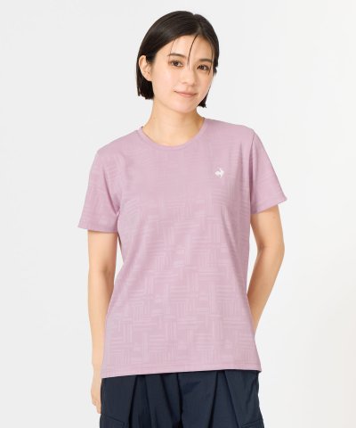 ルコックスポルティフ le coq sportif ジャガード半袖Tシャツ