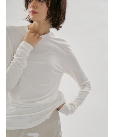 バンブーロングスリーブカットソー