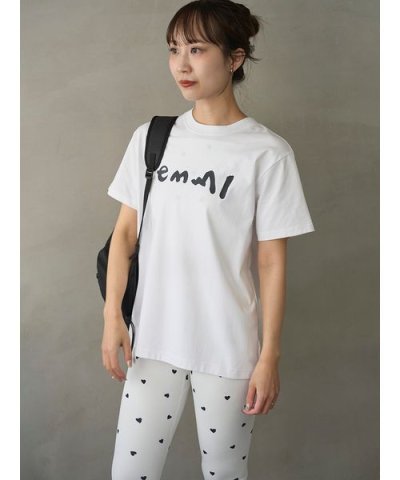 ペイントemmiロゴTシャツ/UVカット/接触冷感