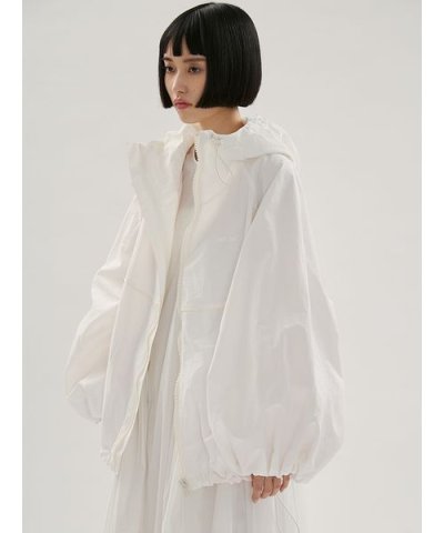 ビッグフォルムフーディーブルゾン