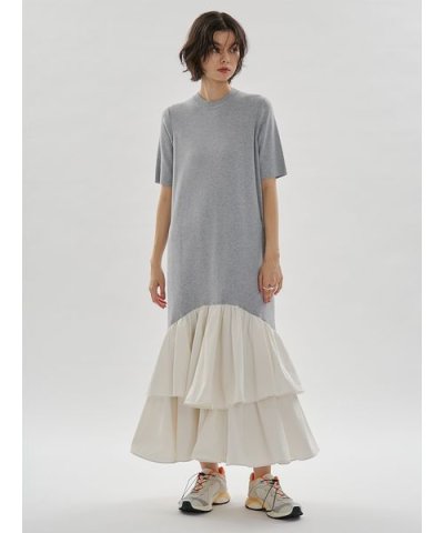 ニットドッキングワンピース