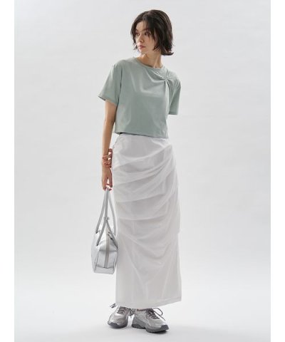 サイドタックナロースカート/撥水【セットアップ対応】