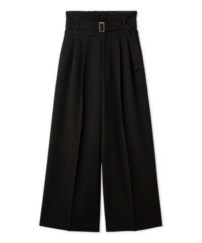 ハイウエストベルトパンツ／UVカット