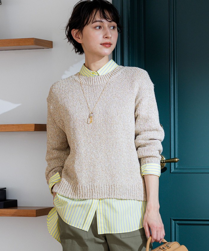 NKNIT カニ刺繍 クロップドニット yさん専用】NKNIT カニ刺繍 グレー クロップドニット - メルカリ