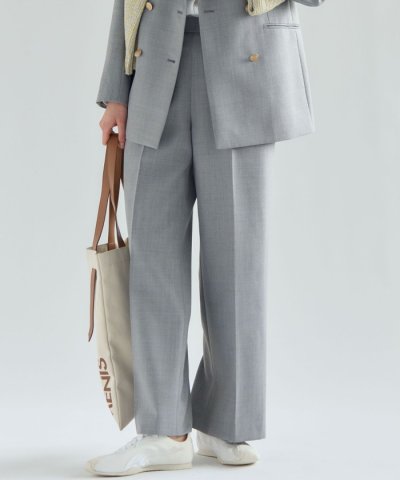 【Oggi掲載】TWギャバジン ワイドパンツ