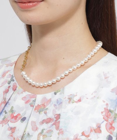 【eclat/Nikkei Magazine掲載】チェーンパールネックレス