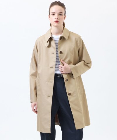 【WEB&一部店舗限定】インバーテッドステンカラーコート ダブルクロス製