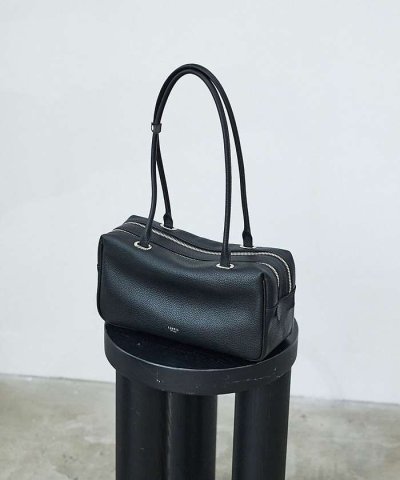 Raffy/レザースクエアボストン