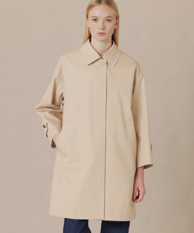 【ROSLEY/ロズリー】ウエザーコットンステンカラーコート