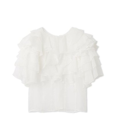 2wayフラワースリーブフリルBL