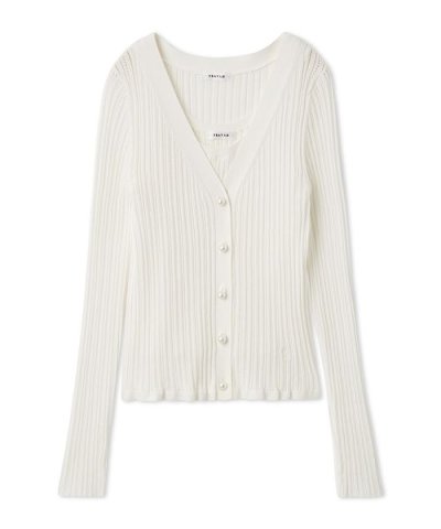 コットンモダールアンサンブルニット