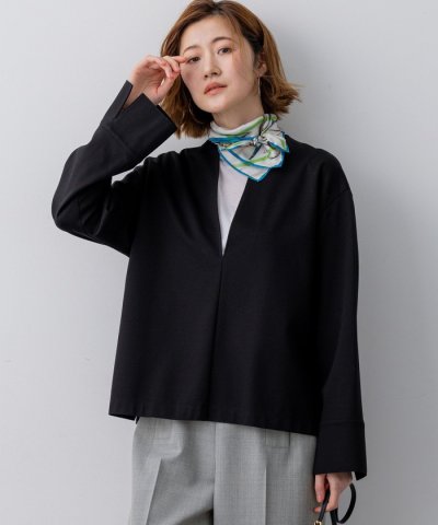 コンパクトツイル Vネック カットソー