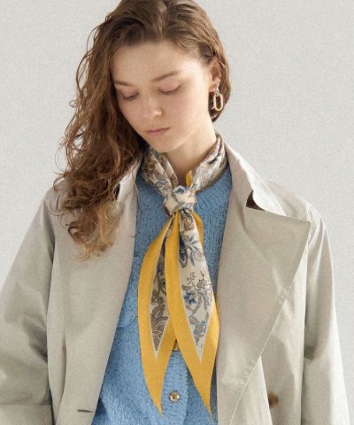 【VERY掲載】Ericaキャラコ  ペイズリープリント スカーフ