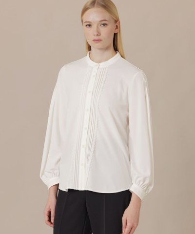 トリアセテートドライポンチブラウス