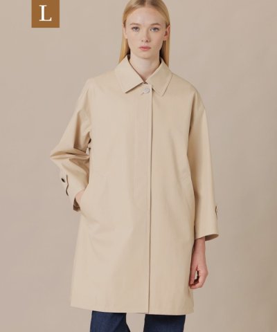 【L】【ROSLEY/ロズリー】ウエザーコットンステンカラーコート
