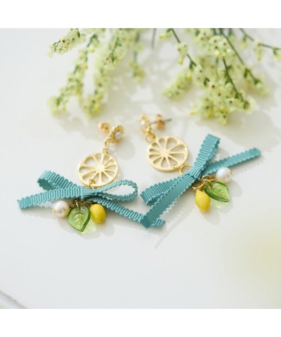 ローズティアラ RoseTiara レモンのピアス