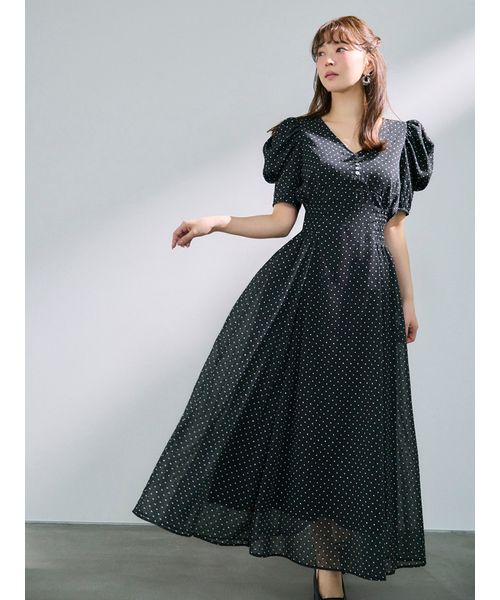 パフスリーブドットワンピース(508725040)｜阪急百貨店公式通販サイト