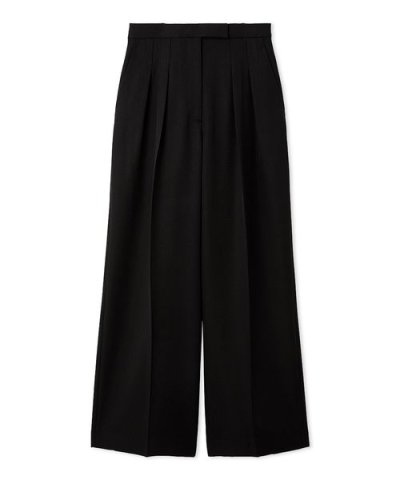 ダブルタックワイドパンツ