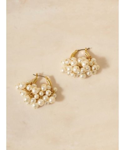 フォームビーズフープピアス