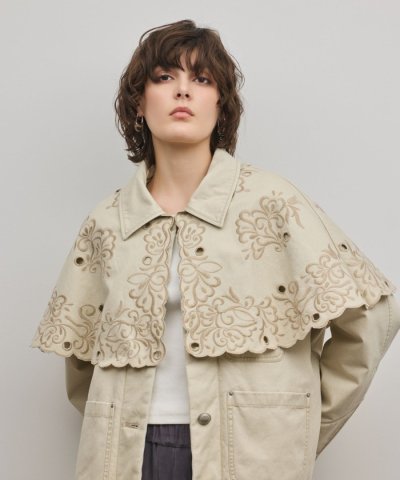 ケープ付カバーオールジャケット