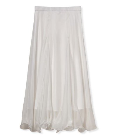 ラッフルヘムシアフレアスカート