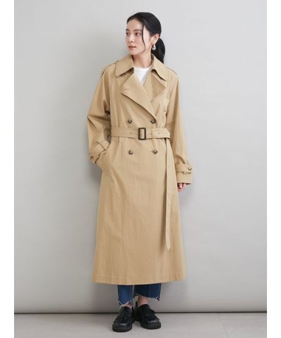 撥水オーバーサイズトレンチコート