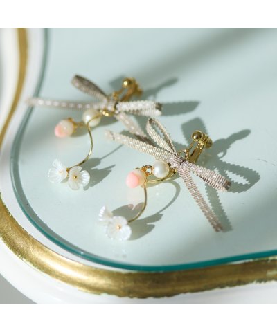 ローズティアラ RoseTiara チョコがけいちごのイヤリング