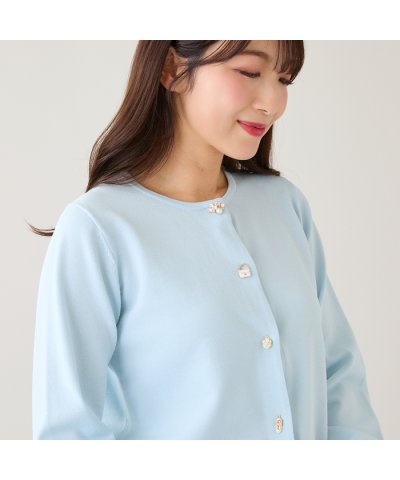 ローズティアラ RoseTiara ファッションアイコンボタンニットカーディガン