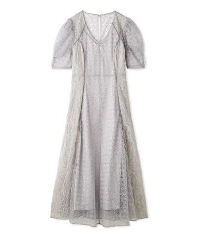 ジオメトリーレースドレス