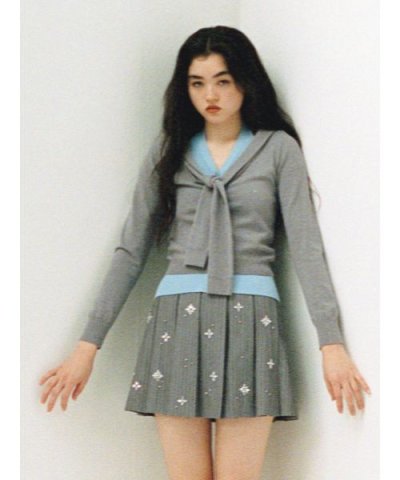 レイヤードディテールニットセット