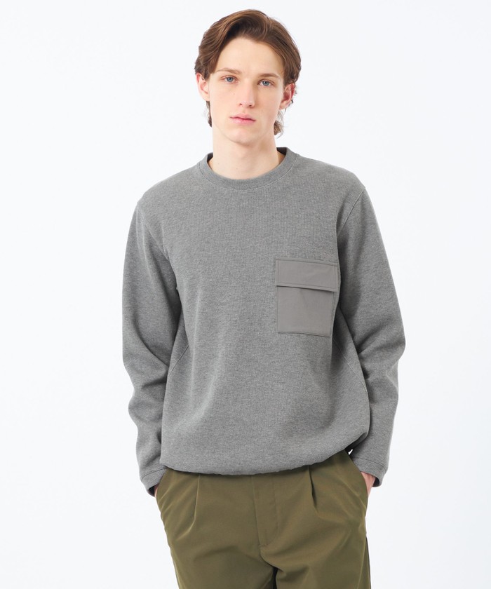 リブダンボールニット スピンドルロンT(508628116)｜HANKYU MEN'S