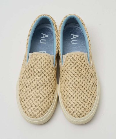 ラフィアライク スリッポンスニーカー【予約】