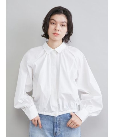 クロップドギャザーバルーンシャツ