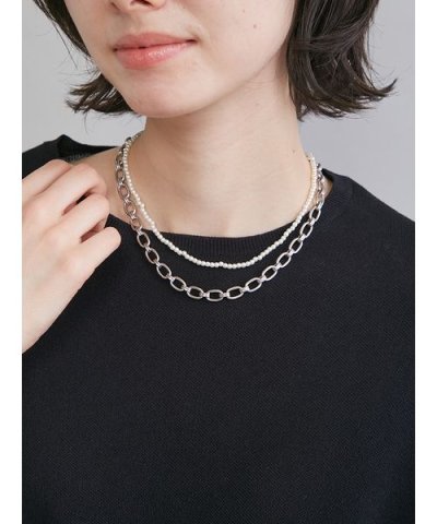 ２連パールチェーンネックレス