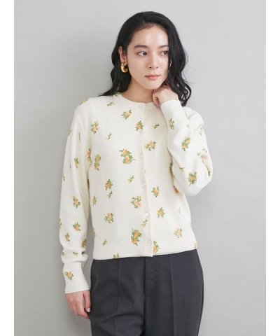 フラワープリントアンサンブルカーディガン