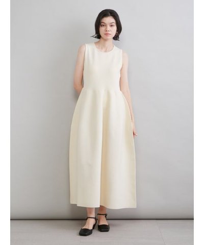 アンサンブルノースリホールガーメントワンピース