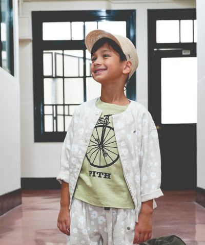 フィス FITH Floral Cotton Linen Jacket