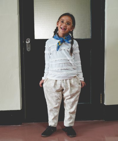 フィス FITH Floral Cotton Linen Long Pants