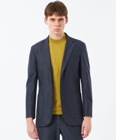 【WEB&一部店舗限定】テーラードジャージー ジャケット スーピマデニムライクジ