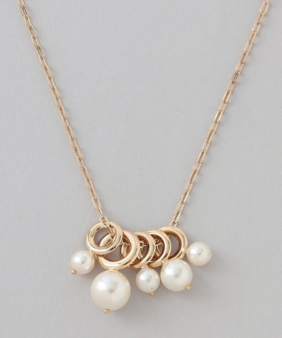 リングパールネックレス