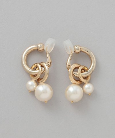 リングパールイヤリング